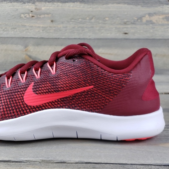 nike flex red and black